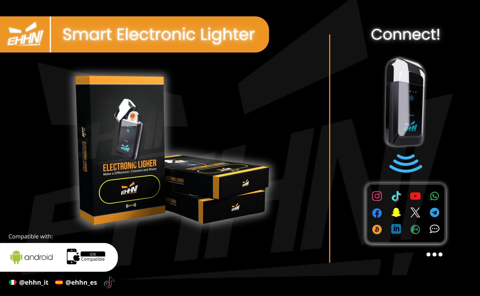 Electronic Lighter NFC